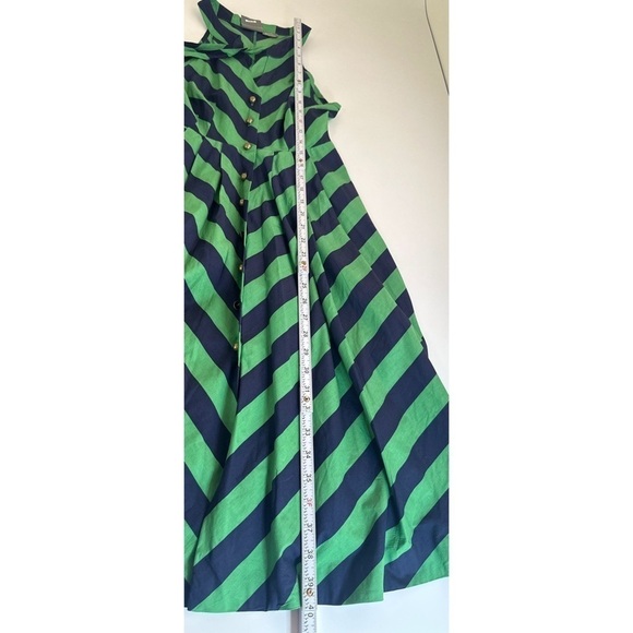 Anthropologie Girls from Saroy Colorblock Striped Halter Knee Length Dress - Picture 12 of 12